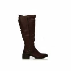 Moda In Pelle 'Lucura' Leather Biker Boots For Female