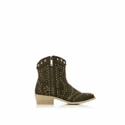 Moda In Pelle &apos;Crishelle&apos; Suede Heeled Boots For Female
