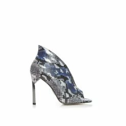 Moda In Pelle &apos;Reenia&apos; Snake Print Leather Court Shoes For Female