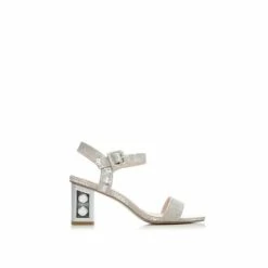 Moda In Pelle &apos;Sandypearl&apos; Snake Print Heeled Sandals For Female -Moda in Pelle Store unnamed file 110
