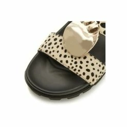 Moda In Pelle &apos;Nattie&apos; Leopard Pony Sandals For Female -Moda in Pelle Store unnamed file 1116