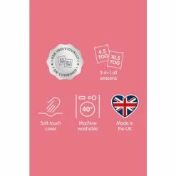 Slumberdown All Seasons Combi 15 Tog (4.5 10.5 Tog) Duvet For Unisex -Moda in Pelle Store unnamed file 20