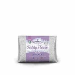 Slumberdown 2 Pack Teddy Fleece Medium Support Pillows For Unisex