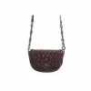 Moda In Pelle &apos;Sophia Bag&apos; Patent Mocc Croc Shoulder Bag For Female