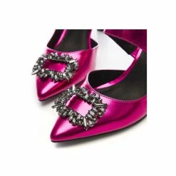 Moda In Pelle &apos;Ginazia&apos; Metallic Court Shoes For Female -Moda in Pelle Store unnamed file 347