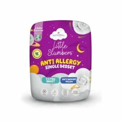 Slumberdown Little Slumbers Anti Allergy 7.5 Tog Kids Single Bedset For Unisex