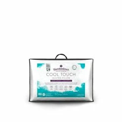 Slumberdown Single Luxury Cool Touch Quilted Firm Support Pillow For Unisex