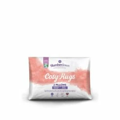 Slumberdown 2 Pack Cosy Hugs Medium Support Pillows For Unisex