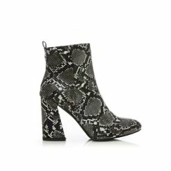 Moda In Pelle &apos;Delfie&apos; Snake Print Heeled Boots For Female