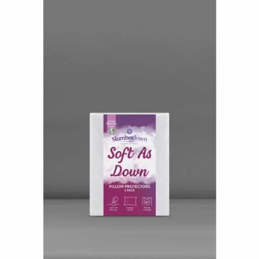 Slumberdown 2 Pack Soft As Down Pillow Protectors For Unisex -Moda in Pelle Store unnamed file 563