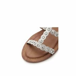 Moda In Pelle &apos;Ninetta&apos; Metallic Sandals For Female -Moda in Pelle Store unnamed file 577