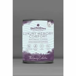 Slumberdown Luxury Memory Comfort Mattress Topper For Unisex