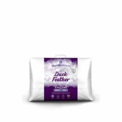 Slumberdown 4 Pack Duck Feather Medium Support Pillows For Unisex -Moda in Pelle Store unnamed file 632