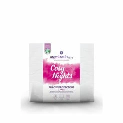 Slumberdown 2 Pack Cosy Nights Pillow Protectors For Unisex
