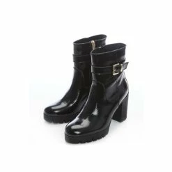 Moda In Pelle &apos;Charisma&apos; Patent Leather Ankle Boots For Female -Moda in Pelle Store unnamed file 698