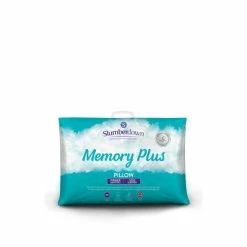 Slumberdown Single Memory Foam Plus Firm Support Pillow For Unisex