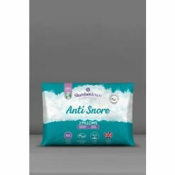 Slumberdown 2 Pack Anti Snore Medium Support Pillows For Unisex -Moda in Pelle Store unnamed file 765