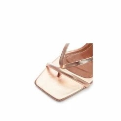 Moda In Pelle &apos;Lexa&apos; Metallic Leather Court Shoes For Female -Moda in Pelle Store unnamed file 862