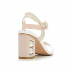 Moda In Pelle &apos;Sandypearl&apos; Porvair Heeled Sandals For Female -Moda in Pelle Store unnamed file 955