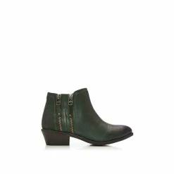 Moda In Pelle &apos;Zipstie&apos; Nubuck Ankle Boots For Female -Moda in Pelle Store unnamed file 971
