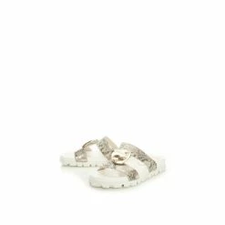 Moda In Pelle &apos;Nattie&apos; Metallic Leather Sandals For Female -Moda in Pelle Store unnamed file 979