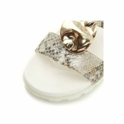Moda In Pelle &apos;Nattie&apos; Metallic Leather Sandals For Female -Moda in Pelle Store unnamed file 980