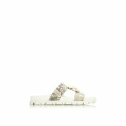 Moda In Pelle &apos;Nattie&apos; Metallic Leather Sandals For Female -Moda in Pelle Store unnamed file 981
