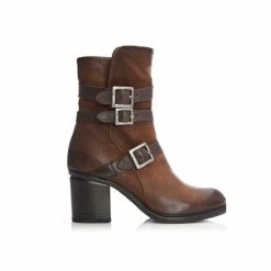 Moda In Pelle &apos;Catherina&apos; Nubuck Heeled Boots For Female -Moda in Pelle Store unnamed file 992
