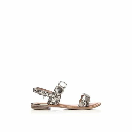 Moda In Pelle &apos;Neema&apos; Snake Print Sandals For Female -Moda in Pelle Store unnamed file 998
